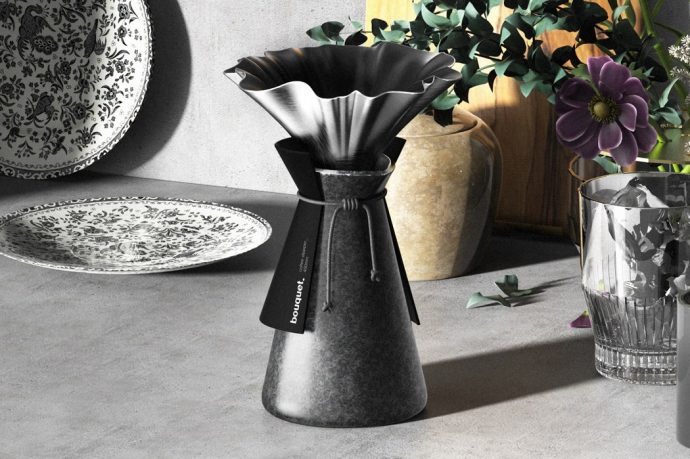 The Bouquet coffee dripper looks like a pretty vase, but is not one!