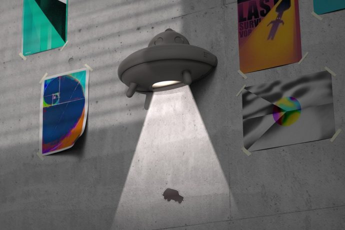 A wall light that’s out of this world!