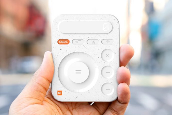 This calculator is the love child of the iPod Classic and a vintage rotary telephone!