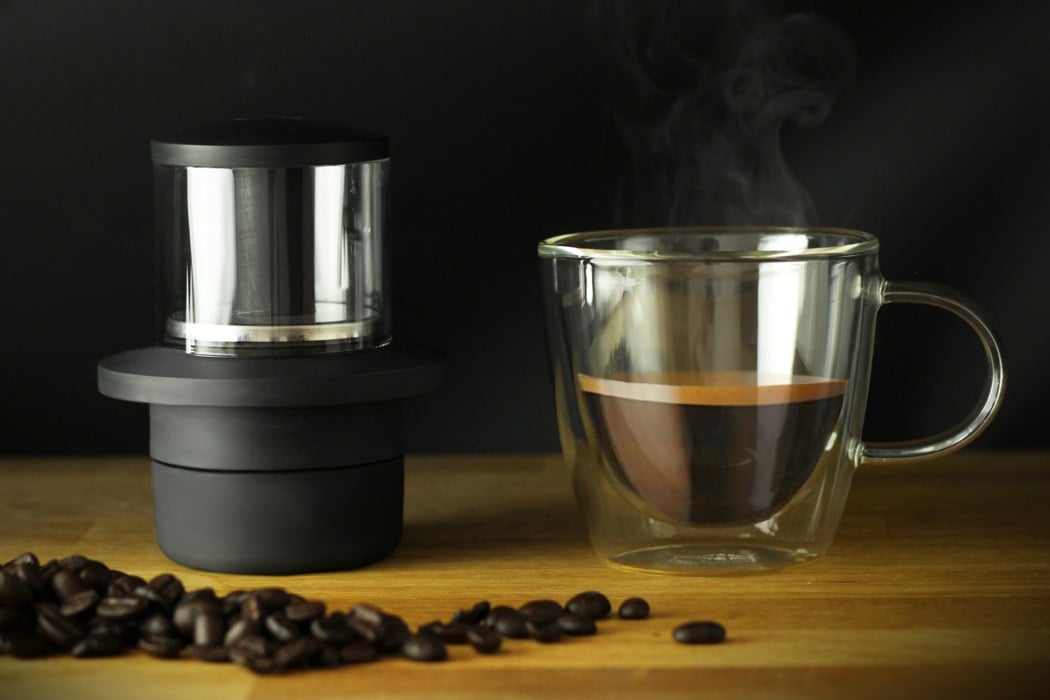 The world’s smallest coffee maker requires no electricity, pods or filters