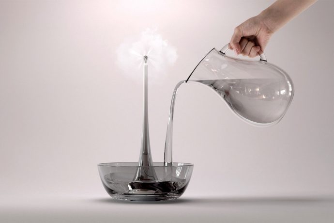 Water this dandelion-inspired humidifier as you would water your plants!