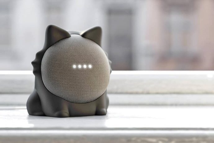 This feline-shaped case turns the Google Nest Mini into a cat that actually responds to commands