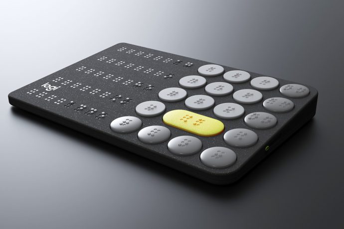 A Logitech-inspired Braille calculator concept for the visually impaired!