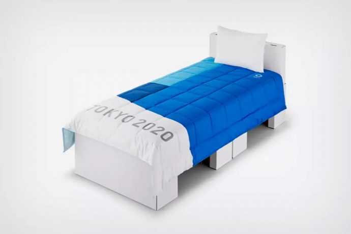 These beds for Tokyo 2020 Olympic athletes are made from robust, eco-friendly, engineered cardboard