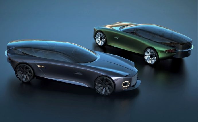 The Bentley Centanne concept encases the riders with a panoramic all-glass top