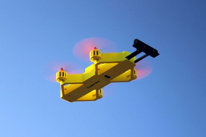 Avalanche-Rescue Drone helps rescue trapped skiers by locating them under the snow
