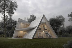 This geometric villa provides complete privacy without compromising the view!