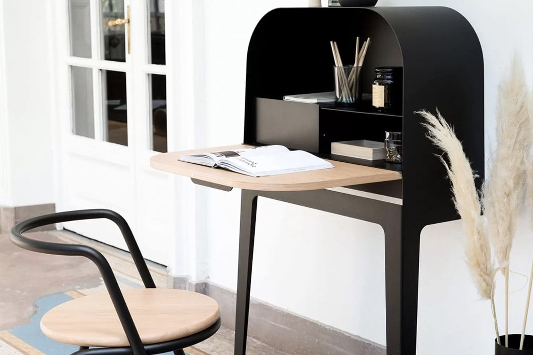Elegantly French This Minimal Hideaway Desk Is Worthy Of Your