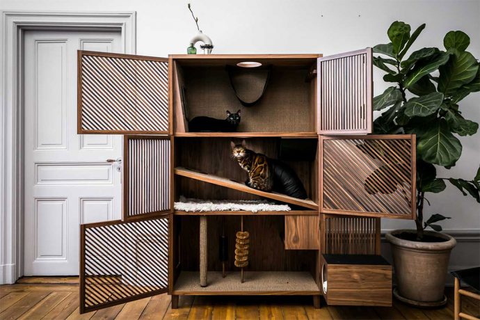 Sweden’s first cat psychologist helped create this perfect cat home!