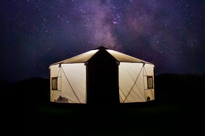 The GerTent’s design bases itself on one of the oldest alternative nomadic homes from Asia… the Yurt