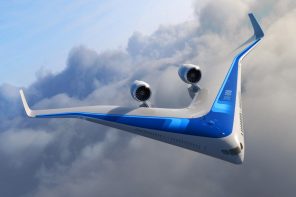 This V-shaped aircraft is energy efficient and has double the cabin space!