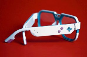 These chic retro-glasses are actually a pair of smart gaming headphones!