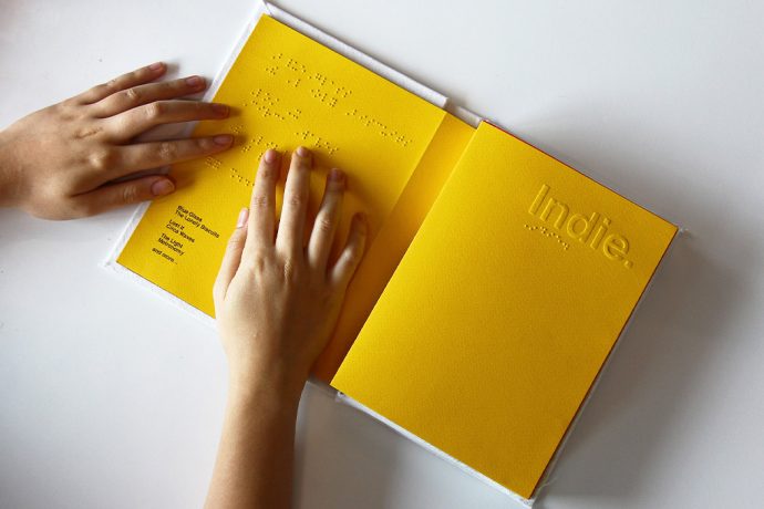 An inclusive speaker design that lets the blind see through music