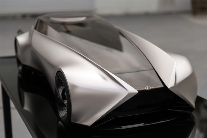 A shape-shifting Lexus concept inspired by the Japanese principle of light
