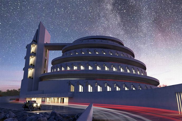 These renders of Frank Lloyd Wright’s designs take you to an imaginary world!