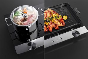 You can now barbeque on the cooktop of this multifunctional induction plate!