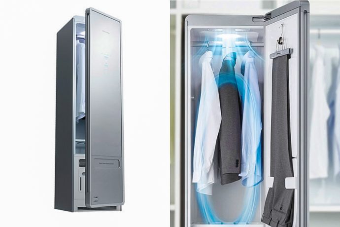 This purifier’s 4 part cleansing process works on your clothes and your room