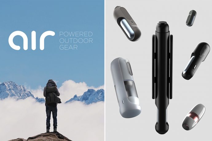 This air-powered outdoor survival device keeps you enroute, hydrated and safe!