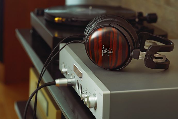 A rare Japanese wood is used to craft the new Audio Technica headphones
