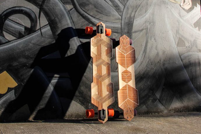 These sustainable skateboards are handcrafted to be unique for every owner