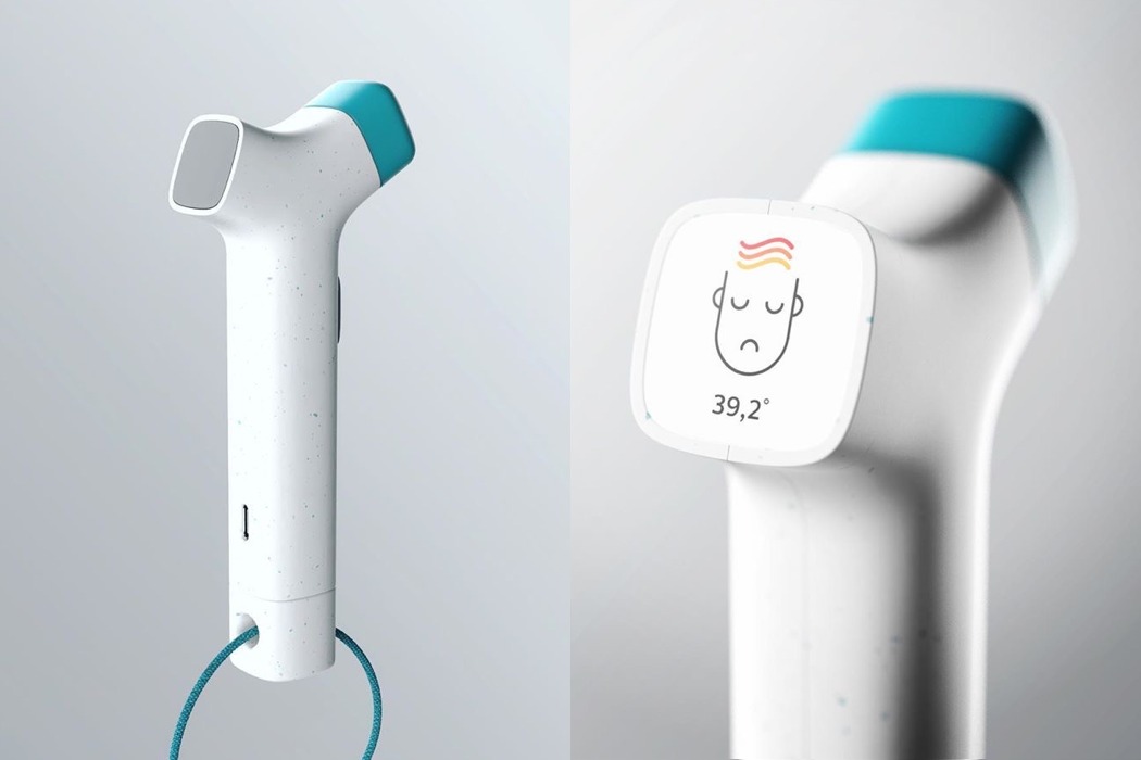 Vervloekt luchthaven Oswald This thermometer focuses on the emotional connect with the product through  its interactive UI - Yanko Design