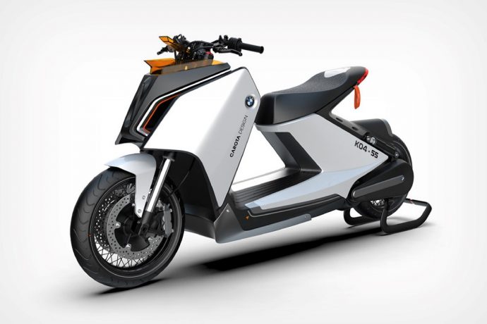 This BMW Motorrad e-scooter concept is all about clean aesthetics and clean energy
