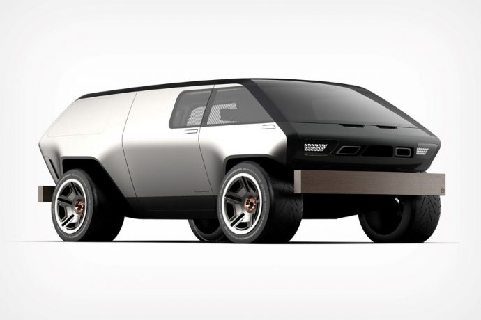 What happens when a Tesla Cybertruck and a minivan have a love-child…