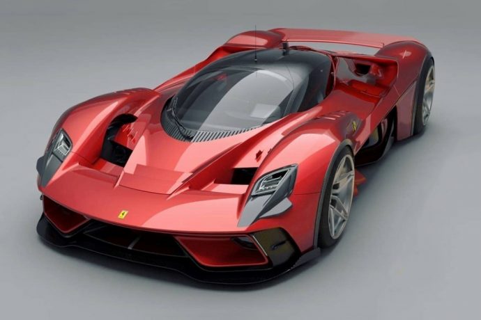 I could watch this absolutely gorgeous Ferrari F399 concept drive down the LeMans all day long!
