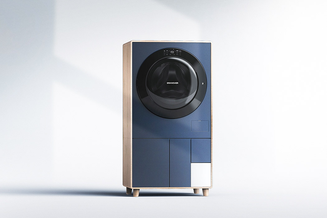This washer-dehumidifier combo elevates your interiors without steaming up  your home - Yanko Design