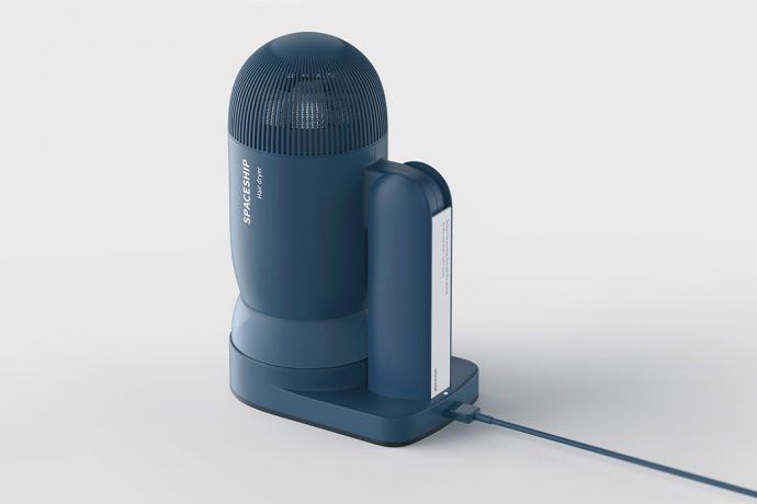 Blast off into a good hair day with this conceptual hair dryer
