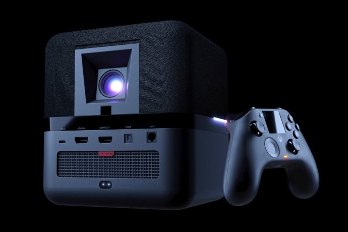 The Project Oris concept puts a projector lens inside an Xbox console