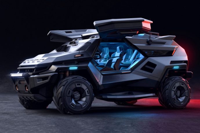 This armored vehicle is for people who think the Tesla Cybertruck isn’t intense enough