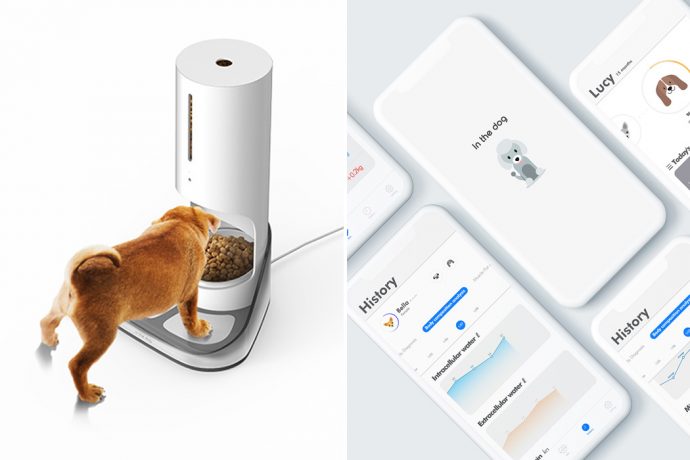 This automatic dog feeder customizes portion sizes based on your pet’s body composition
