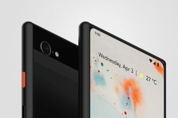 This Google Pixel concept has two front-facing cameras, but with zero notches and a sleek bezel.