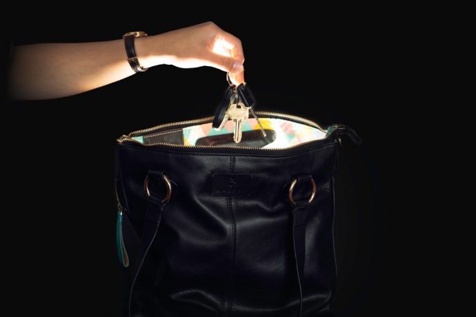 This tote-bag with an internal light is perhaps the most revolutionary idea of the decade