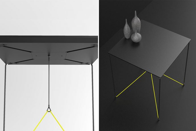 How many laws of physics does it take to hold this table together?