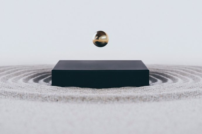 This stress-ball from the future levitates as you meditate!