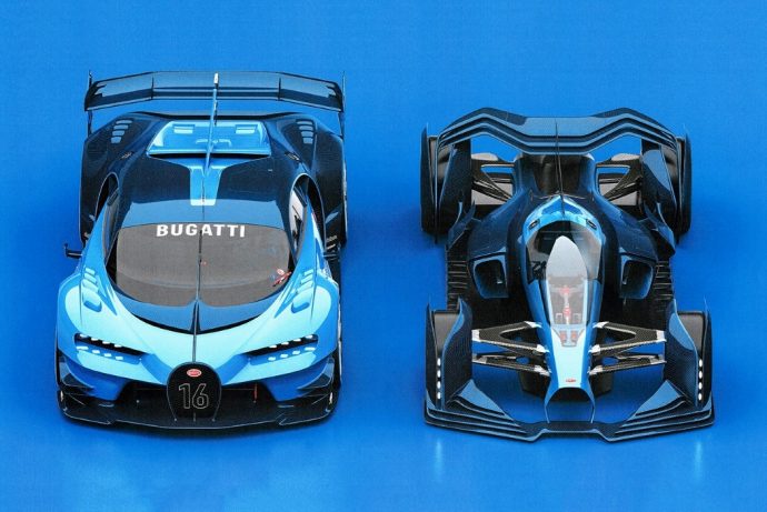 Bugatti’s most realistic Formula 1 race car was designed by a talented intern