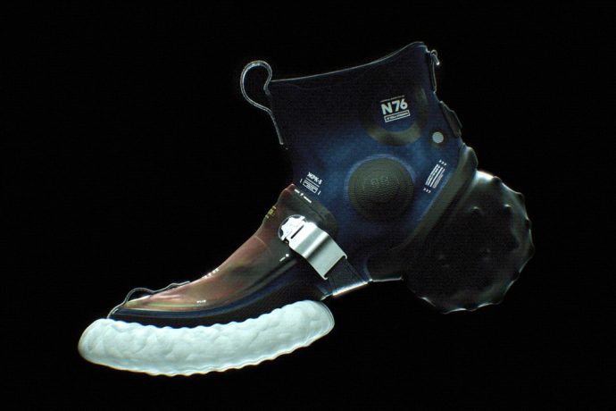 Futuristic Footwear for the ‘space-age’ showcases an innovative outsole