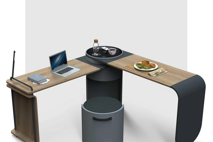 Your leftover food powers this smart WFH desk!