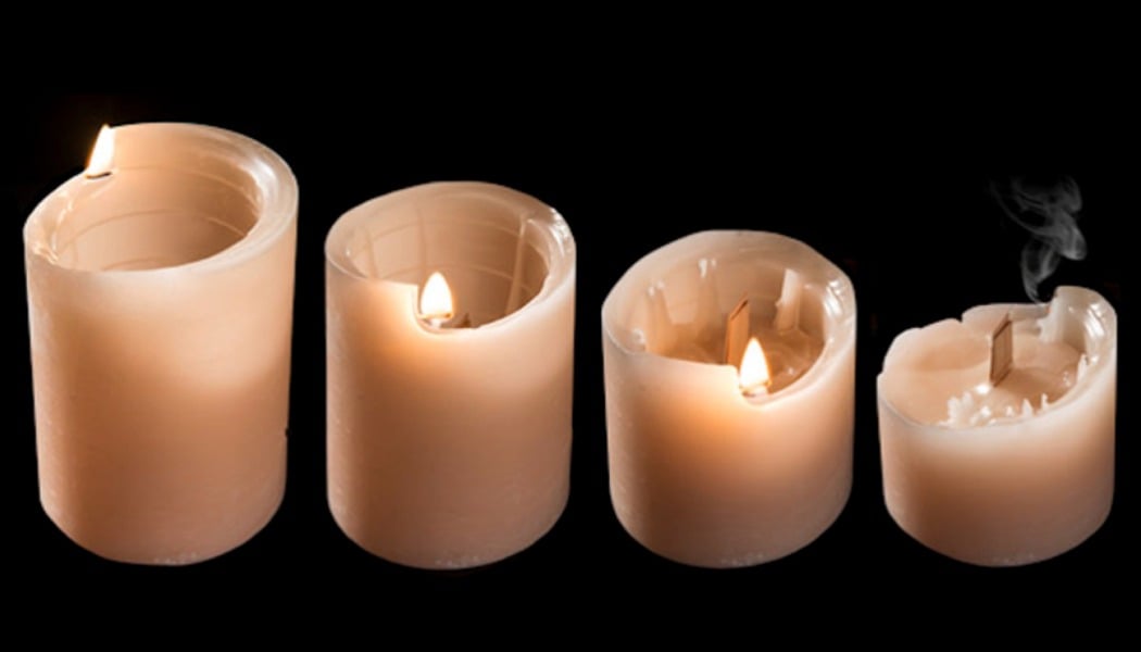 How Does This Small Candle Burn For 40 Hours It Uses A Spiral Shaped Wick Yanko Design