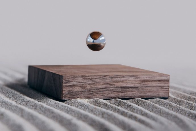 A magnetically floating ball that adds zen to your modern minimal lifestyle