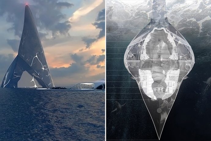 This migrating collection of pods plans to clean the floating islands of plastic in our oceans
