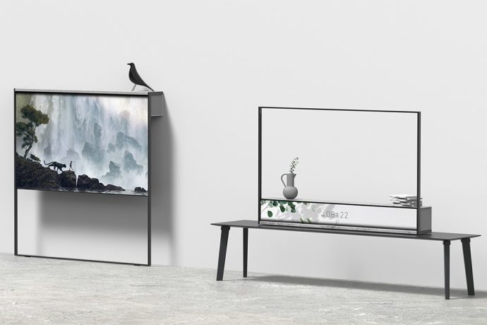 This conceptual rollable tv solves the one issue with other rollable TVs