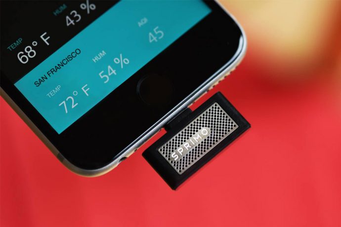 This personal air quality monitor is the size of a keychain!