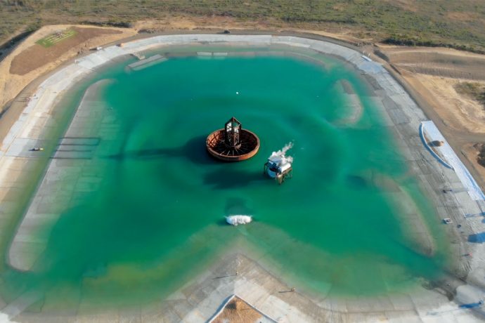 The world’s first 8-feet artificial wave generating pool to safely up your surfing game!