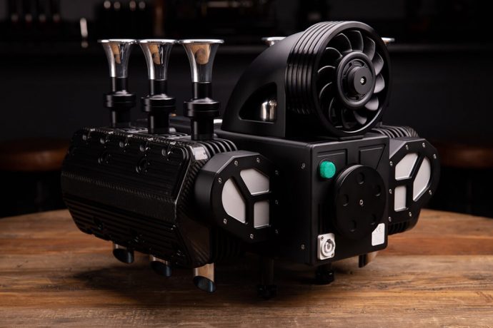 This Porsche 933-inspired espresso machine is the only pit stop you need