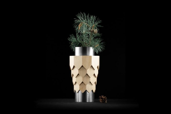 This vase is a container for nature, inspired by nature!