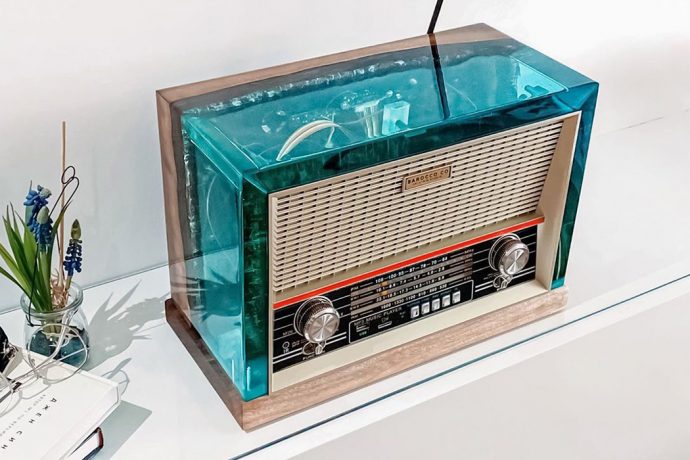 Resin and wood transform classic products to give them an otherworldly appeal!