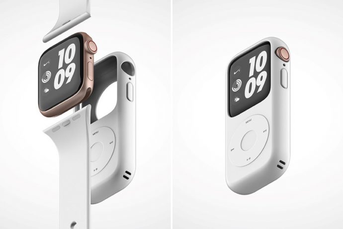 Your Apple watch gets a nostalgic vibe with this iPod-inspired watch case!